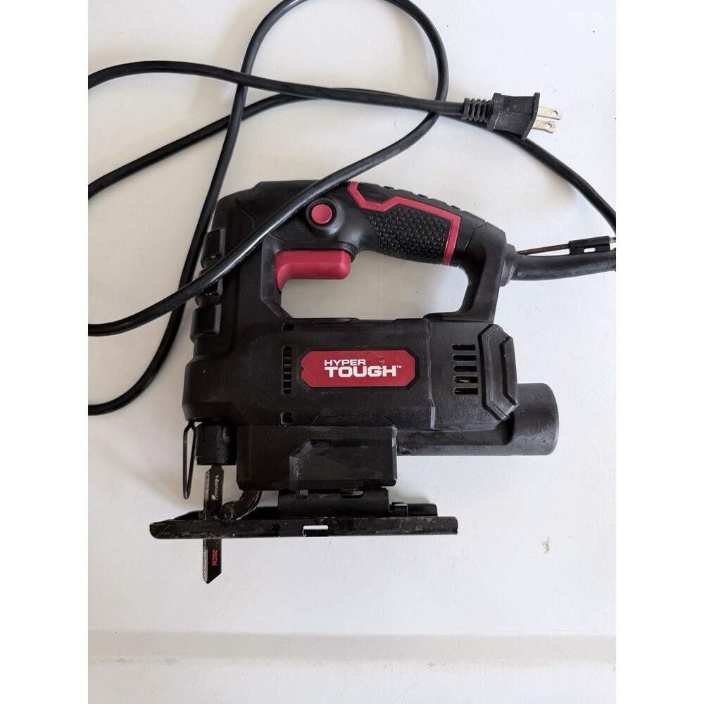 Hyper Tough 44002 Corded Electric Jigsaw 120V Black/Red No Battery Included